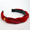 4cm Twisted Headband - Red - TB015