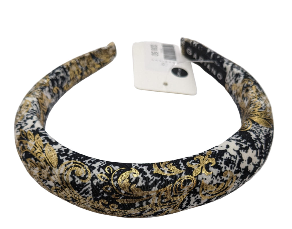 2.5cm Padded Band - Floral/gold - PB 21 31b