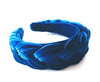 4cm Braided headband - Royal Blue - TB03