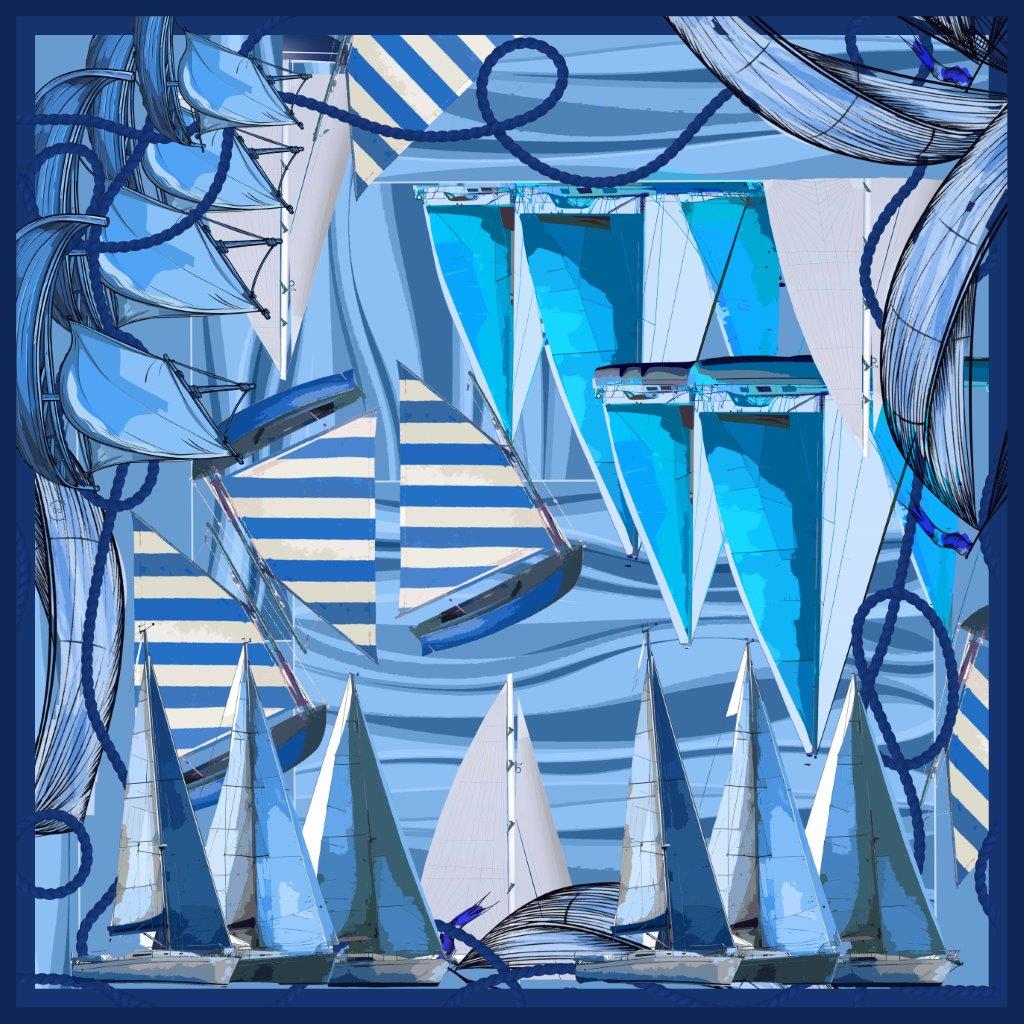 Samara Seafarer Blue SH626-1 90cm