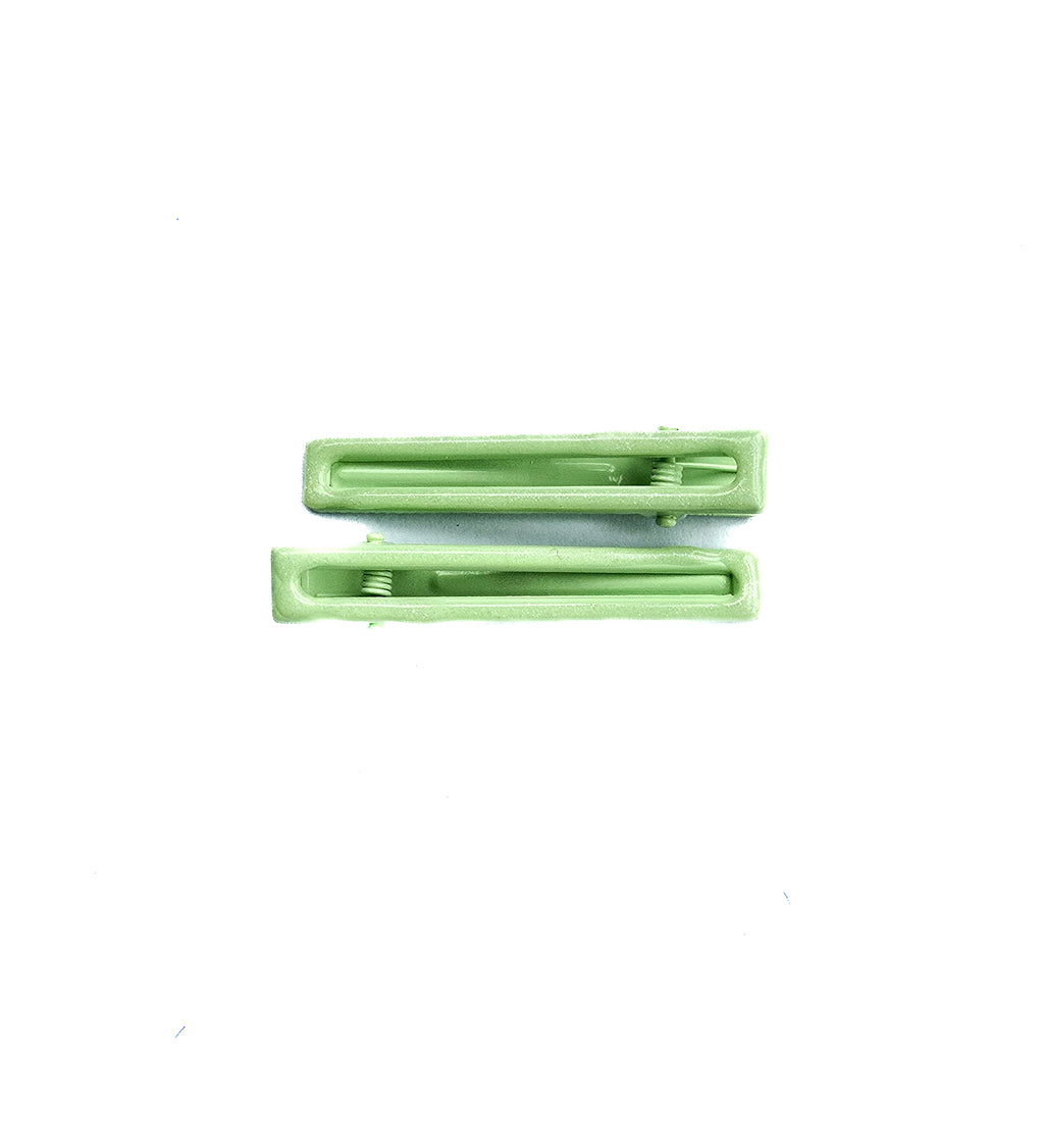 Vivente Cheam Alligator Clips Green  AC2018