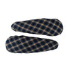 Fabric Snap Clips Blue Plaid  AC255