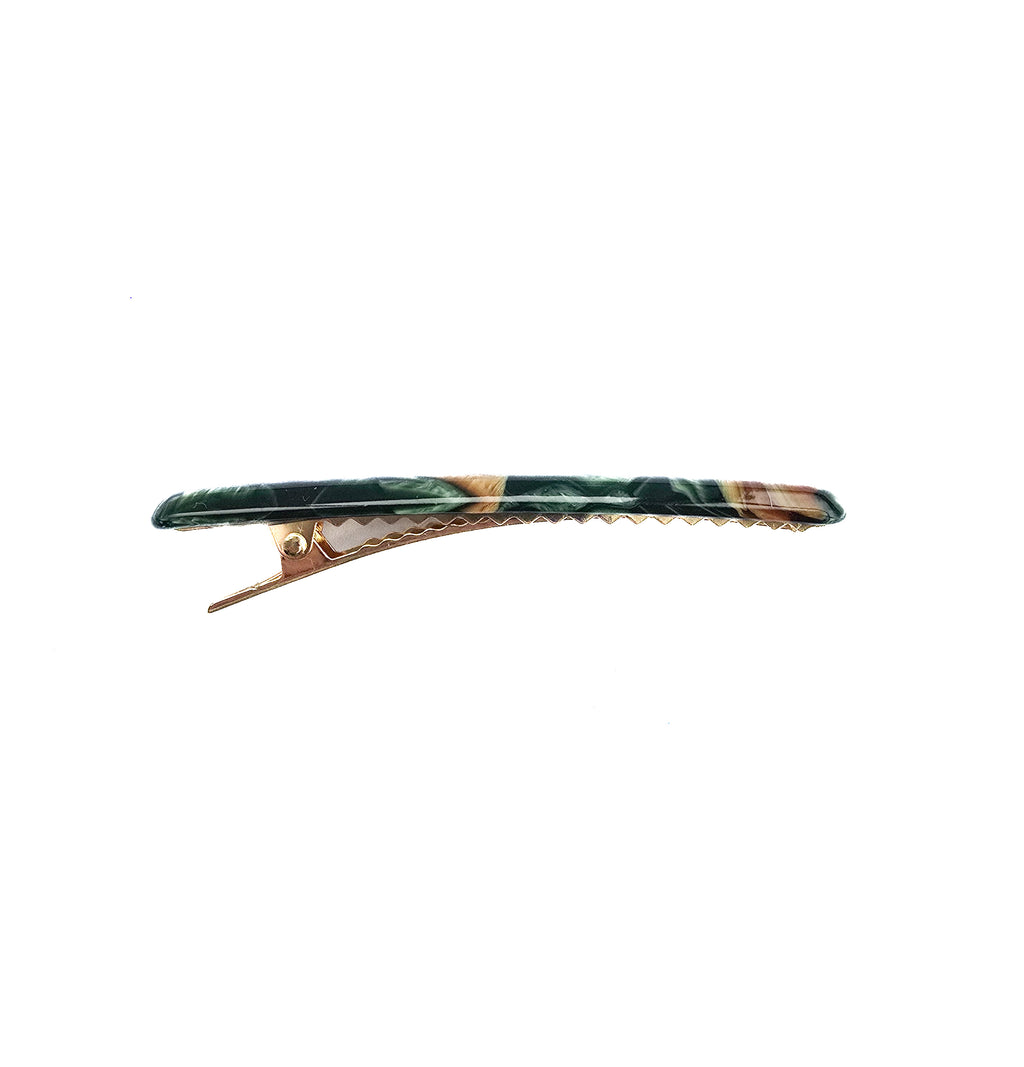 Vivente Chester Alligator Clip Green/Brown  AC289