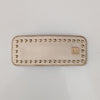 Vivente Leather Studs Snap Clips Cream  AC463