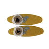 Vivente Embroidered Cream Flower Snap Clips AC705