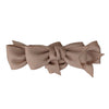 Vivente Three Satin Mini Bow Alligator Clip Beige AC995