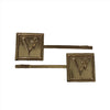 Vivente Signature Scarf Clips Gold HC841