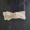 Panache Heritage linen bow Bone BC716