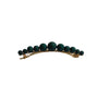 Vivente Graduated Ball Barrette  Green  BC796