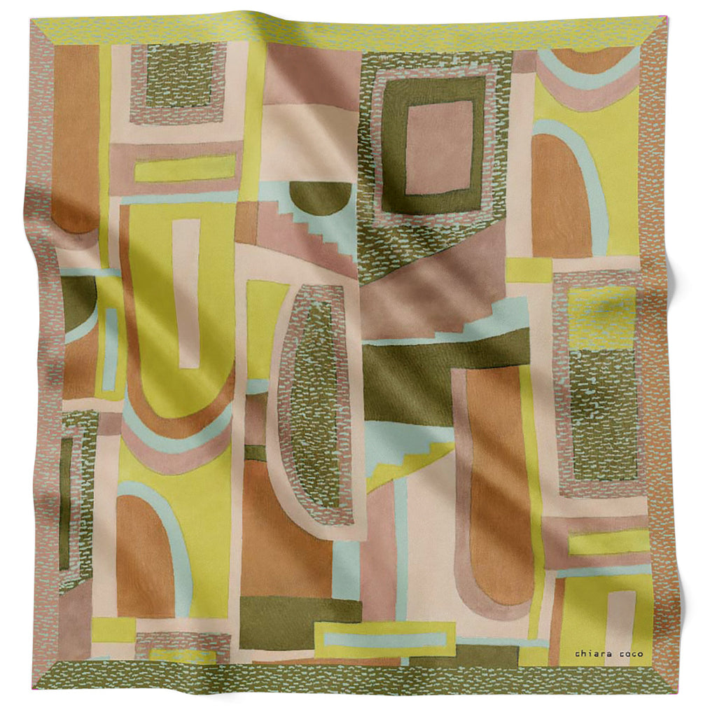 chiara coco Architecture Olive Green CC289-2 70cm