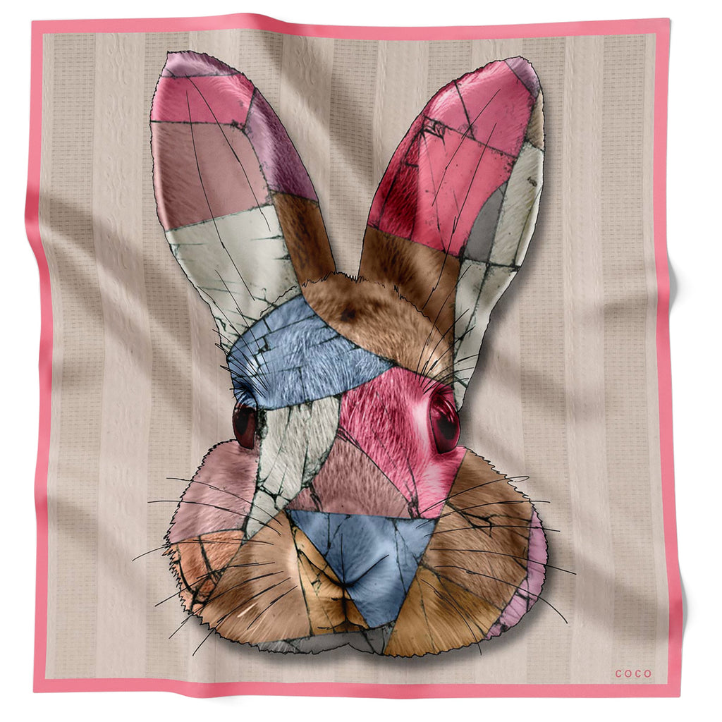 Chiara Coco Patchwork Leporine Pink CC293-1 70cm