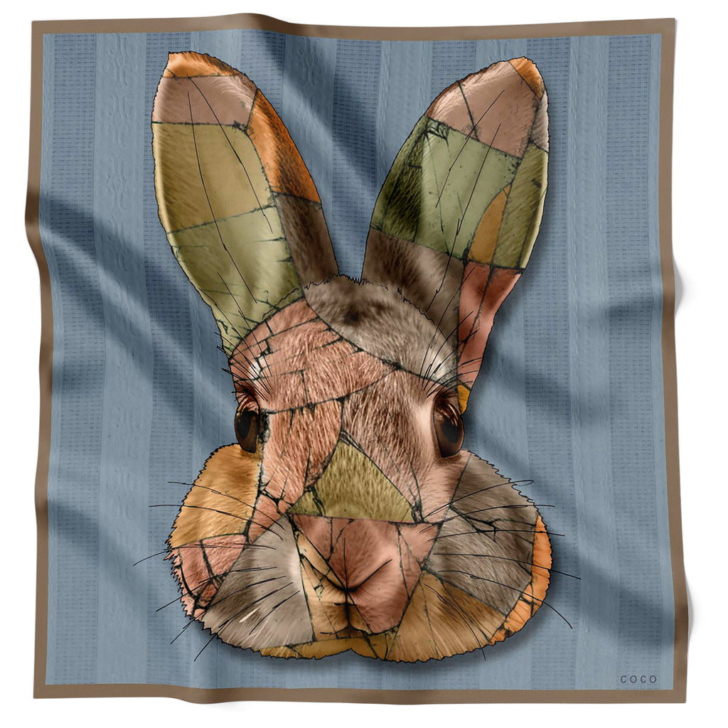 Chiara Coco Patchwork Leporine Coffee CC293-2 70cm