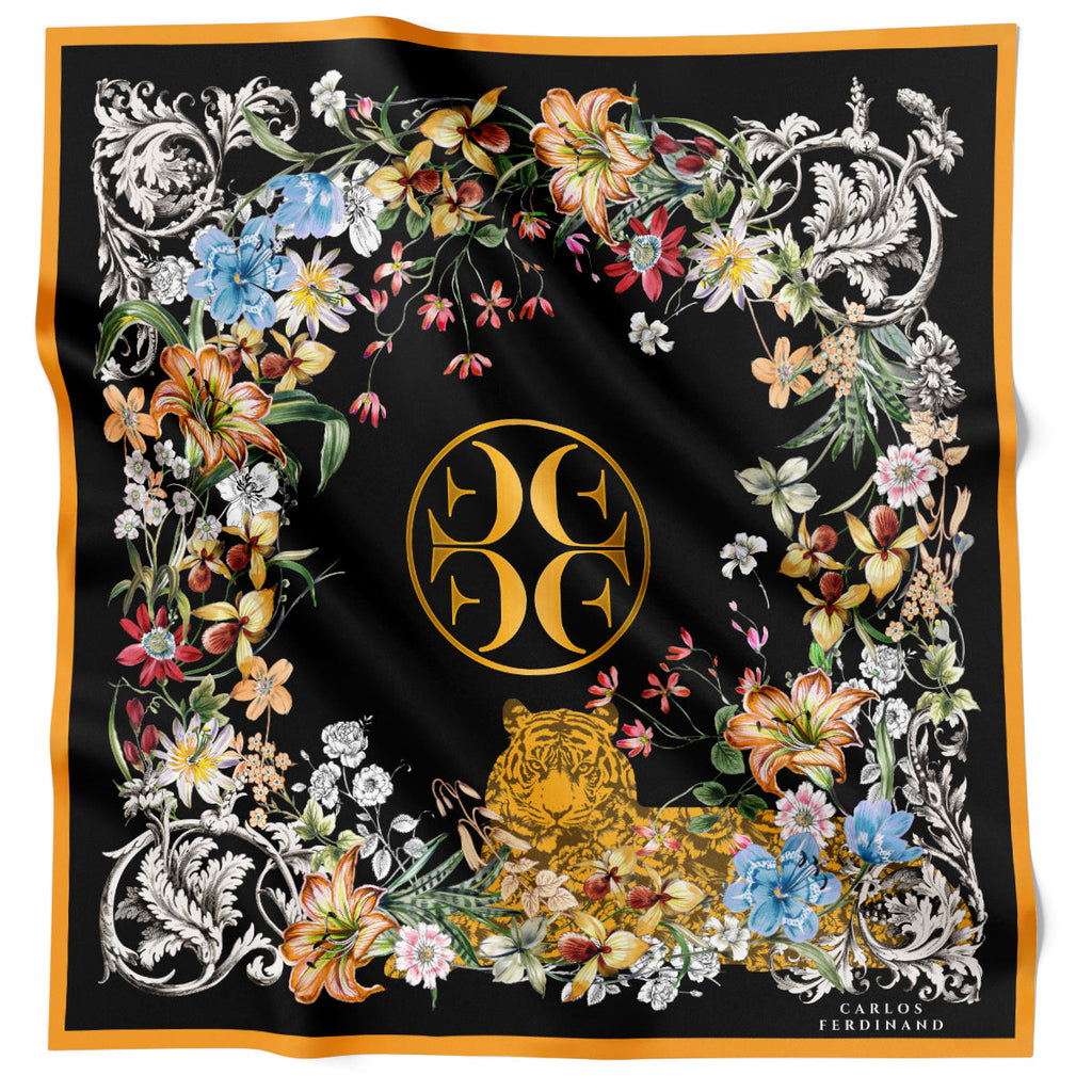 Carlos Ferdinand Tigerlily Garland Yellow CF272-2 90cm