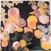 Christian Lacroix In Carnations Black CL262-3 70cm