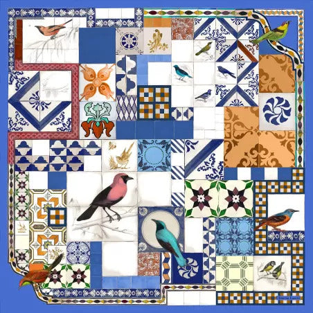 Christian Lacroix Lisboa Spring Blue 90cm CL284-3