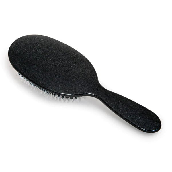 Rock & Ruddle Black Stardust Hairbrush Small HB0050