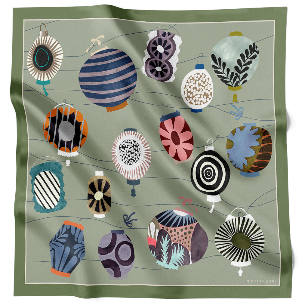 Nicholas Kohl Lanterne Green KL62-3 90cm