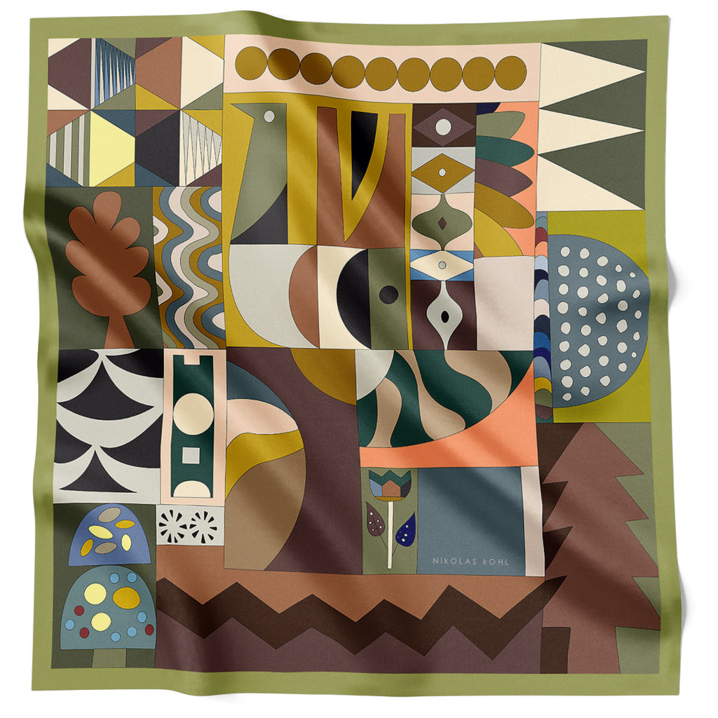 Nicholas Kohl Foresta Moss Green KL63-2 90cm