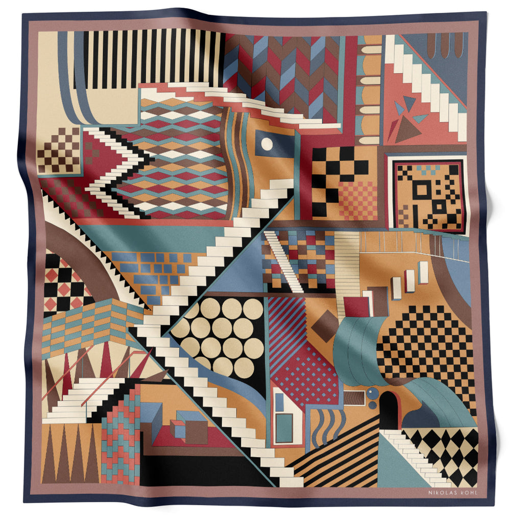 Nicholas Kohl Lardarina Cornflower Blue KL64-1 90cm