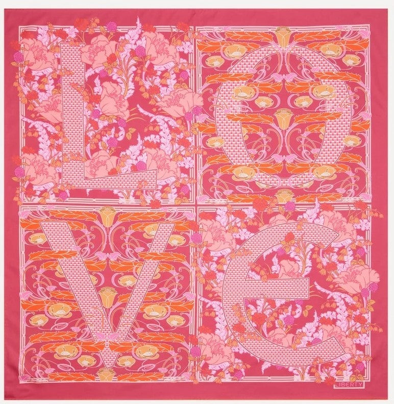 Liberty Love Letters Pink  90cm LB69-2