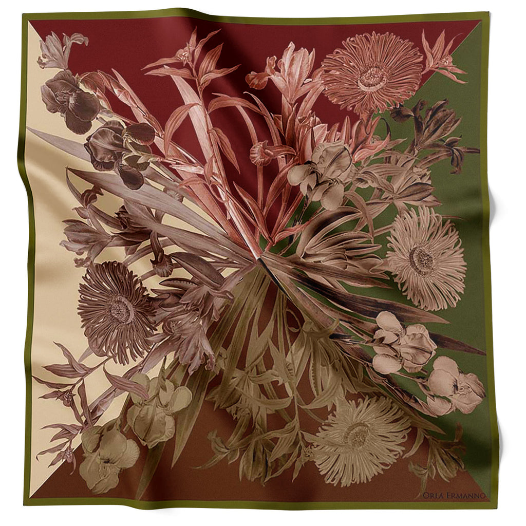 Orla Ermanno Wildflower Spray Green OE429-3 90cm