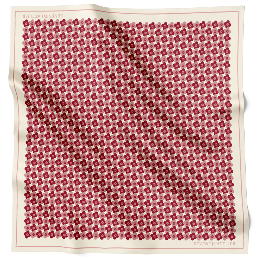 7th Atelier Sanremo Pink and Mint Double Sided ST145-2 90cm