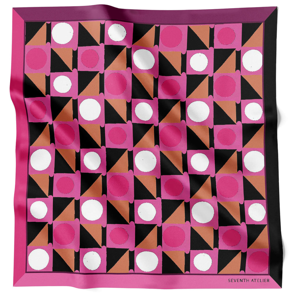 7th Atelier Antwerp Pink Double Sided ST147-1 90cm