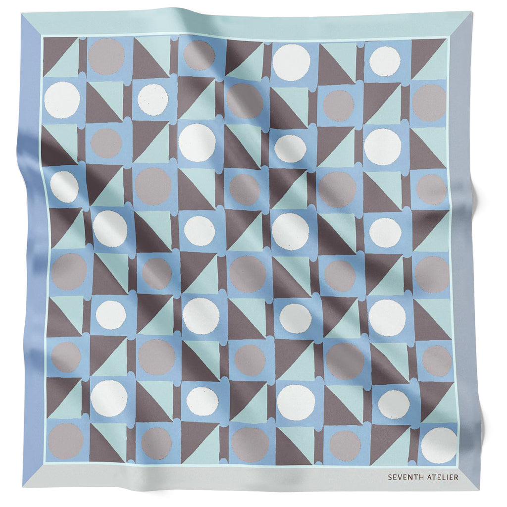 7th Atelier Antwerp Blue Double Sided ST147-2 90cm