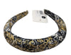 2.5cm Padded Band Floral/gold PB 21 31b