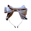 2.5cm Headband with Dusty Pink Ribbon Bow VB267C