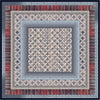 Armine Eyelet Border Slate Blue AR6323 90 cm