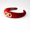 Ruby WIllow Valeska Buckle Headband - Red - RW405