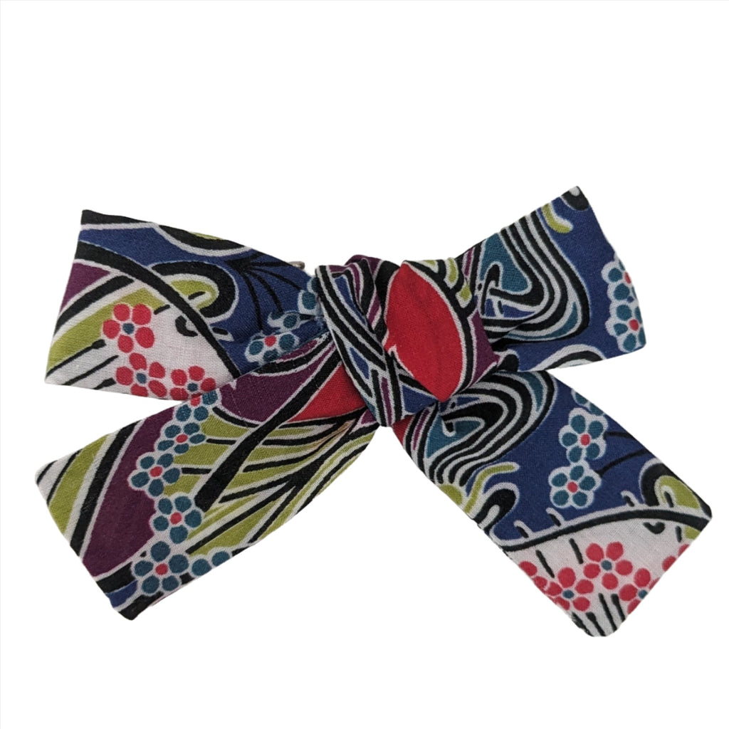 Liberty Bow Alligator Clip - Ianthe - multi - AC224