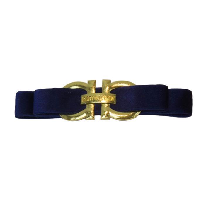 Ruby Willow Valentina Buckle Alligator Clip Navy AC303