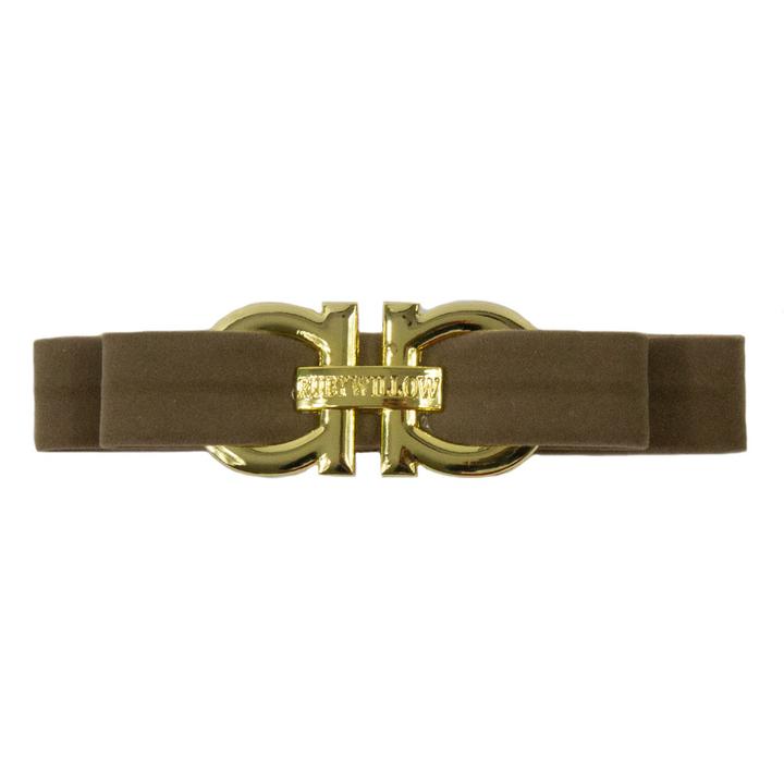 Ruby Willow Valentina Buckle Alligator Clip Pebble AC308