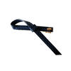 Braided Leather Single Bow Clip Navy AC663