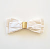 Panache Linen Bow White AC832