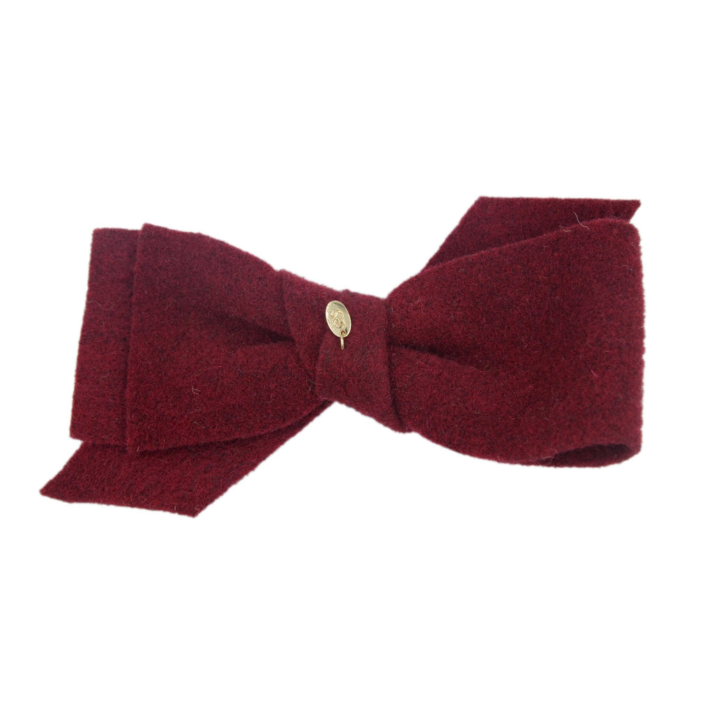 Winter Woollens Kate Bow Burgundy AC845