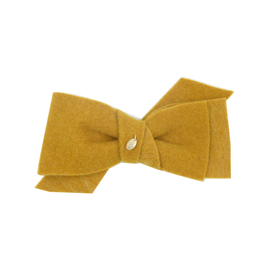 Winter Woollens Kate Bow Mustard AC848