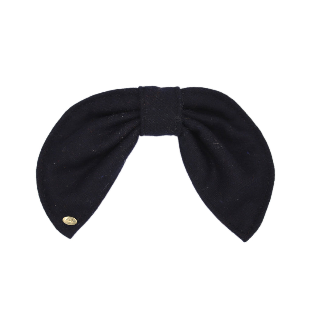 Winter Woollens Camilla Bow Navy AC873