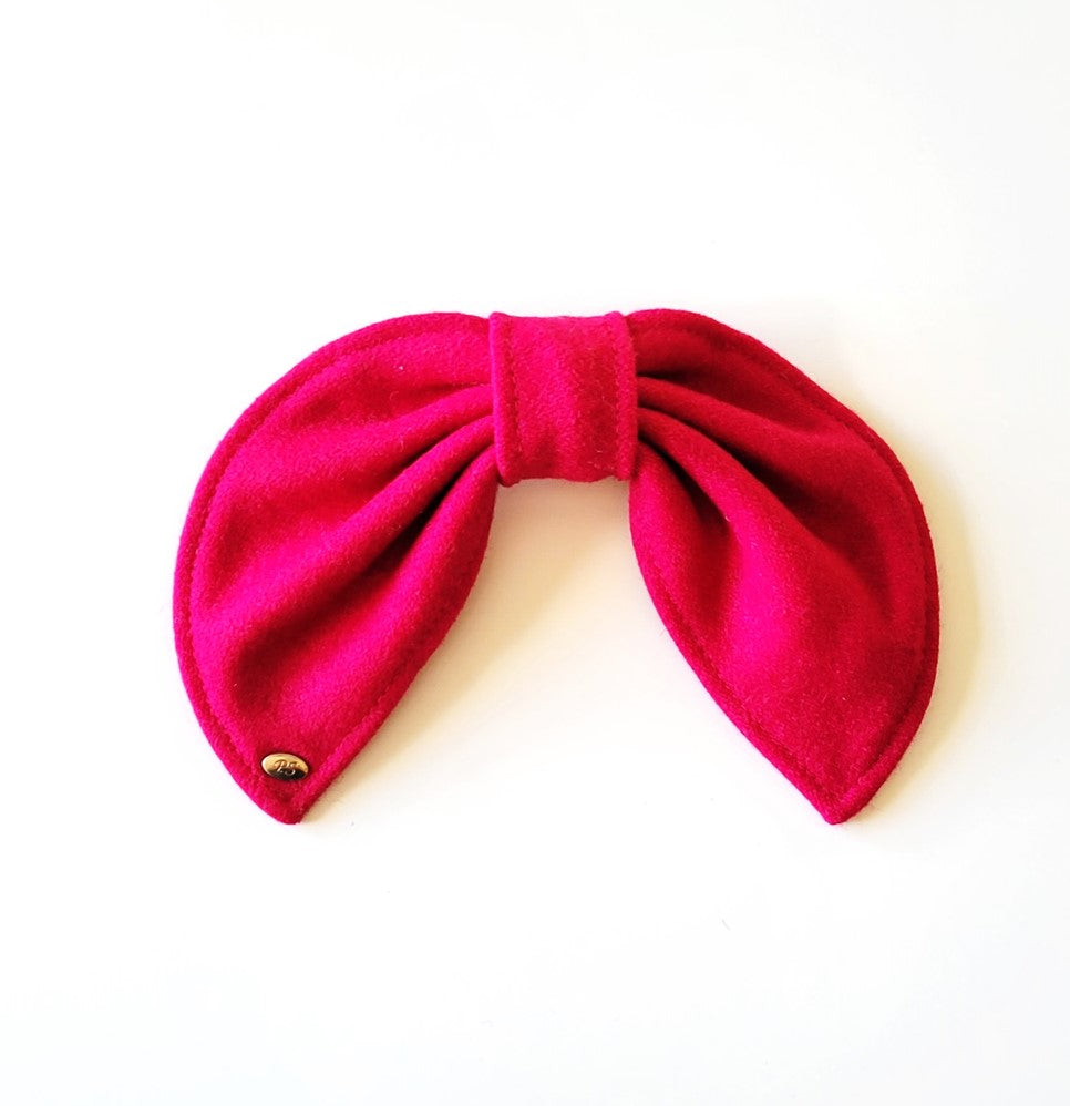 Winter Woollens Camilla Bow Fuchsia AC876