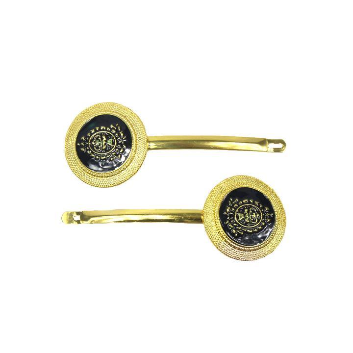 Ruby Willow Aquilla Clips Navy/Gold HC717B