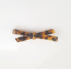 Acetate Bow Alligator Clip Dark Brown BC0212