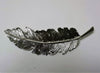 Silver Leaf Barrette Clip BC626