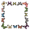 Chiara Coco butterflies - white  CC151-2 53cm