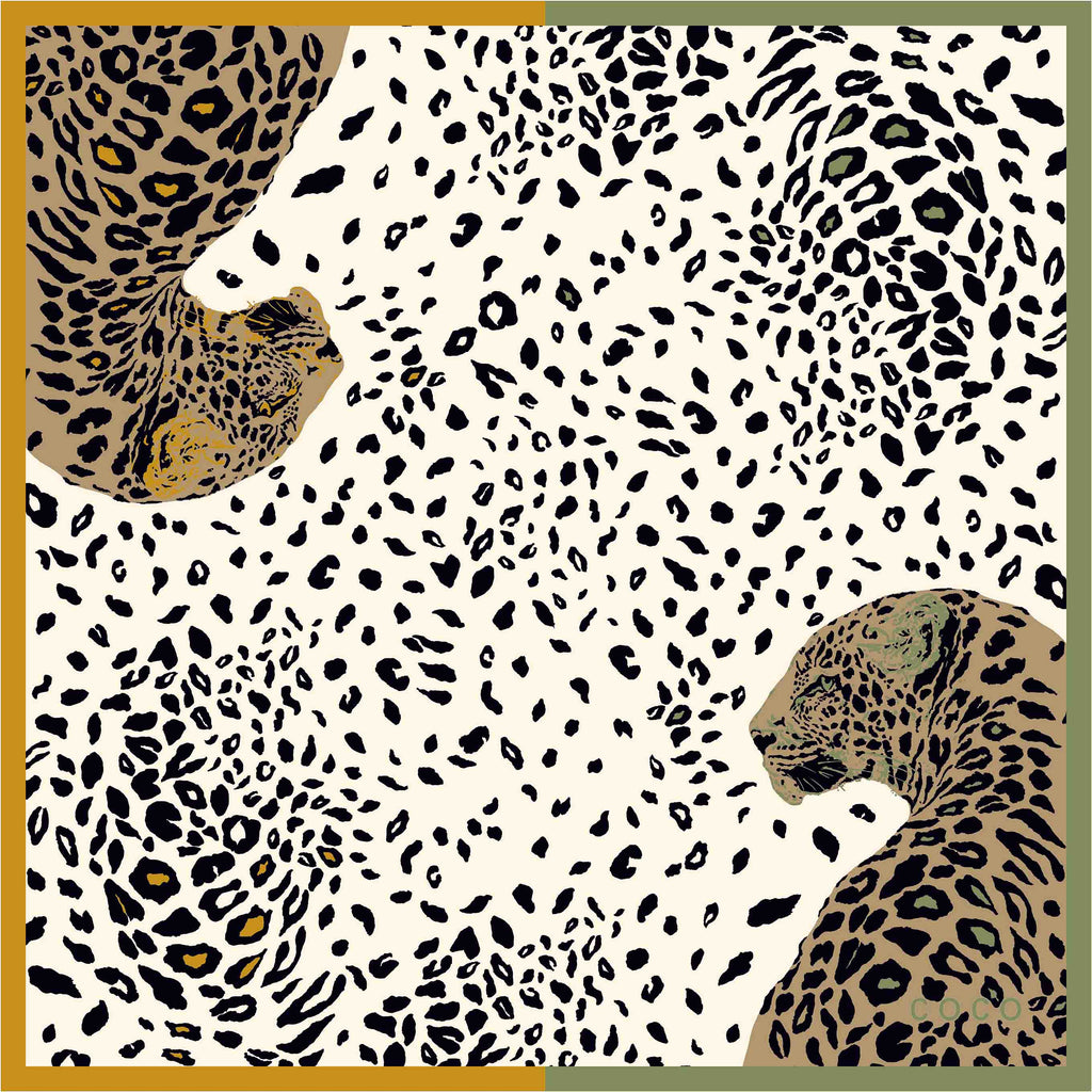 chiara coco Spot the Leopard Sage CC235-1 70cm