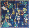 Christian Lacroix Croquis blue  CL225-1 70cm