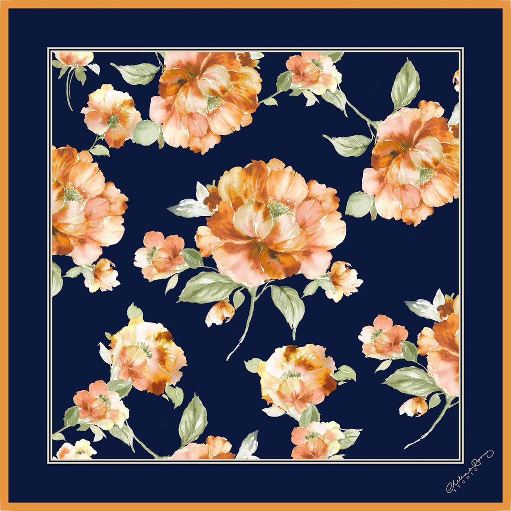 Clelia & Romy Studio Classic floral navy  CM591 90cm