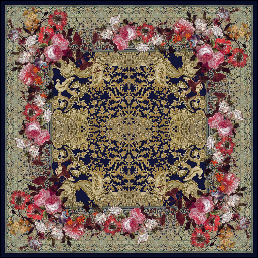 Clelia & Romy Kashan Carpet CR634-1 90cm