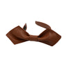 Big Bow Pleather Headband Camel SS589